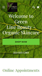 Mobile Screenshot of greenlinebeauty.com